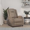 vidaXL Fauteuil de massage Cappuccino Similicuir