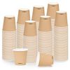 vidaXL Tasses &agrave; caf&eacute; en papier 120 ml 250 pcs Marron