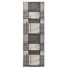 vidaXL Coureur de Tapis LESAKA Marron 50 x 400 cm Velours diamant