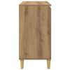 vidaXL Buffet chêne artisanal 102x35x70 cm bois d'ingénierie