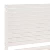 vidaXL Cadre de lit extra long sans matelas 200x210 cm bois massif