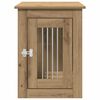 vidaXL Meuble de cage pour chiens ch&ecirc;ne artisanal 45x62x59 cm