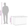 vidaXL Coffre de rangement de jardin Vert 109x67x65 cm