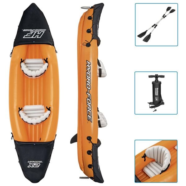 Bestway Ensemble de kayak gonflable Hydro-Force Lite-Rapid x2