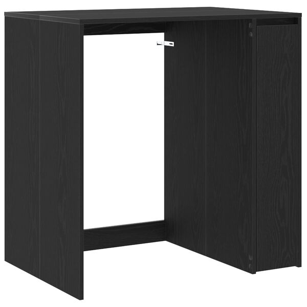vidaXL Armoire pour machine &agrave; laver Ch&ecirc;ne noir 87 x 60 x 89 cm