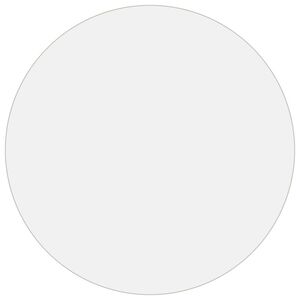 vidaXL Protecteur de table transparent Ø 60 cm 1,6 mm PVC