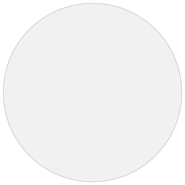 vidaXL Protecteur de table transparent Ø 60 cm 1,6 mm PVC