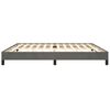 vidaXL Cadre de lit sans matelas gris fonc&eacute; 200x200 cm velours