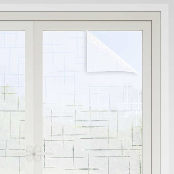 vidaXL Film de fen&ecirc;tre statique Motif &eacute;toile 45 x 500 cm PVC