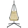 vidaXL Chaise suspendue Beige 94 x 107 x 196.5 cm Acier