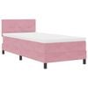 vidaXL Lit &agrave; ressorts avec matelas Rose 80 x 200 cm Velours