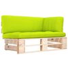 vidaXL Canap&eacute; d'angle palette de jardin bois de pin impr&eacute;gn&eacute;