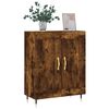 vidaXL Buffet ch&ecirc;ne fum&eacute; 69,5x34x90 cm bois d'ing&eacute;nierie