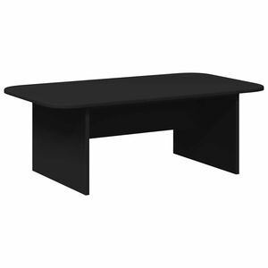 vidaXL Table basse Noir 93 x 53 x 33 cm Bois d'ing&eacute;nierie