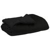 vidaXL Duvet d'&eacute;t&eacute; simple Matelass&eacute; Noir 155 x 200 cm Microfibre