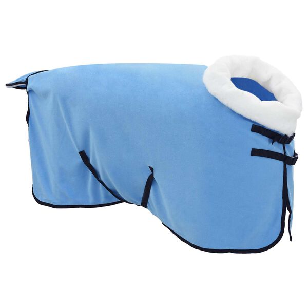 vidaXL Couverture &Eacute;quine Aqua Complet 95 cm Fleece polaire