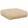 vidaXL Coussin de si&egrave;ge 1 pi&egrave;ce VIANEN 100 % polyester Cr&egrave;me