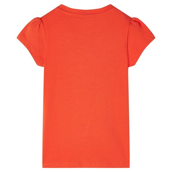 T-shirt pour enfants orange foncé 104