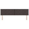 vidaXL T&ecirc;te de lit Marron 180 cm tissu