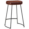 vidaXL Tabourets de bar lot de 2 marron fonc&eacute; 41x29x62 cm