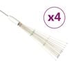 vidaXL Feux d'artifice No&euml;l d'ext&eacute;rieur 4 pcs Multicolore 20cm 560 LED