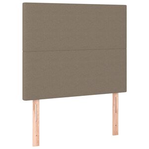 vidaXL T&ecirc;te de lit Taupe 90x5x118/128 cm Tissu