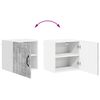 vidaXL Armoire de cuisine Lucca 2 pcs Gris b&eacute;ton 40 x 31 x 40 cm