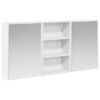 vidaXL Ensemble de Meubles de Salle de Bain 3 pcs 126 x 16 x 62.5 cm
