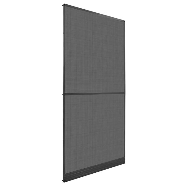 vidaXL &Eacute;cran anti-insectes &agrave; charni&egrave;re Anthracite et noir 100 x 215 cm
