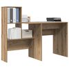 vidaXL Bureau Chêne artisanal 131,5 x 50 x 106,5 cm Bois d'ingénierie