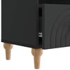 vidaXL Meuble TV Noir 102 x 34,5 x 50 cm Bois d&rsquo;ing&eacute;nierie