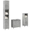 vidaXL Ensemble de meubles de salle de bain 3 pcs gris béton