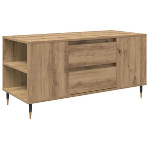 vidaXL Table basse Ch&ecirc;ne artisanal 102 x 44,5 x 50 cm