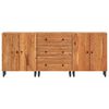 vidaXL Armoires latérales 3 pcs 60x33x75 cm bois massif d'acacia