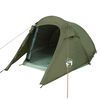 vidaXL Tente de camping tunnel 2 personnes vert olive imperméable