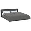 vidaXL Duvet complet toute l'ann&eacute;e Gris clair 220 x 260 cm Microfibre