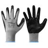 vidaXL Gants de Travail 24 pcs Gris et Noir 9 / l Polyester