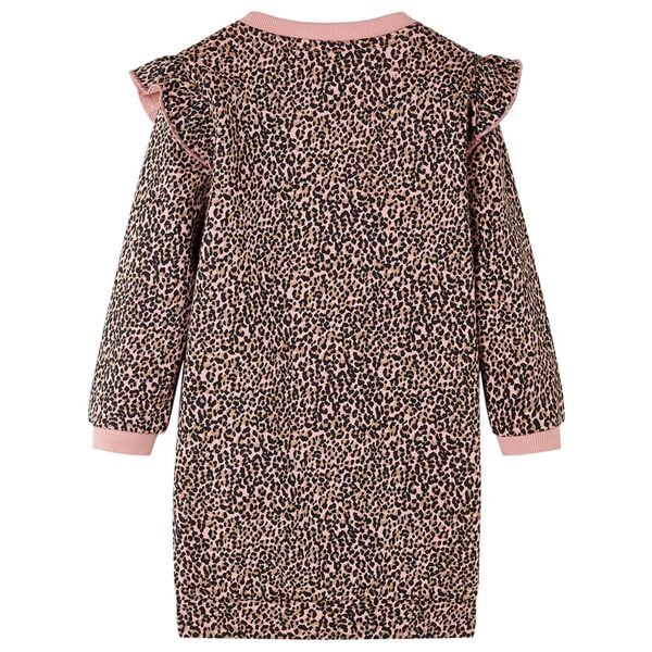 Robe sweatshirt pour enfants rose moyen 92