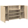 vidaXL Bureau r&eacute;ception ch&ecirc;ne sonoma 180x50x103,5 cm bois d'ing&eacute;nierie