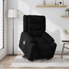 vidaXL Fauteuil de massage inclinable Noir Tissu