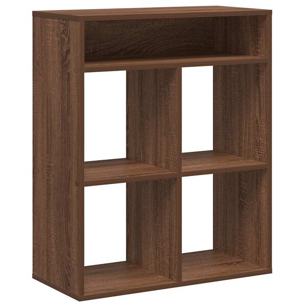 vidaXL Biblioth&egrave;que ch&ecirc;ne marron 66x31x80 cm bois d'ing&eacute;nierie
