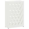 vidaXL Stand de Parapluie de Pluie Blanc 28 x 12 x 41 cm Acier