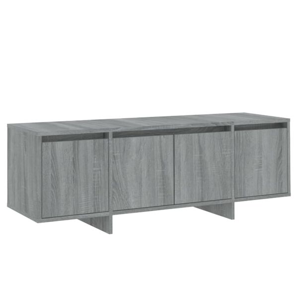 vidaXL Meuble TV Sonoma gris 120x30x40,5 cm Bois d'ingénierie