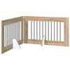 vidaXL Porte de chien pliable avec supports 2 pc Ch&ecirc;ne Sonoma 200,5 cm