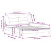 vidaXL Cadre de lit sans matelas Hvar cappuccino 160x200 cm similicuir