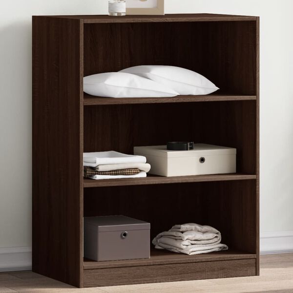 vidaXL Garde-robe ch&ecirc;ne marron 77x48x102 cm bois d'ing&eacute;nierie