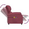 vidaXL Fauteuil &eacute;lectrique de massage Bordeaux Tissu