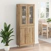 vidaXL Haut Armoire 2 pcs Ch&ecirc;ne artisanal Bois d'ing&eacute;nierie