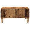 vidaXL Table basse vieux bois 60x60x30 cm bois d'ing&eacute;nierie