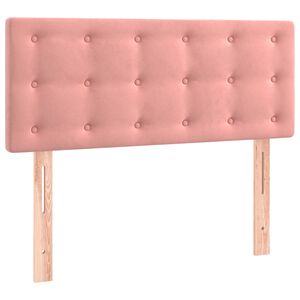 vidaXL T&ecirc;te de lit Rose 100x5x78/88 cm Velours
